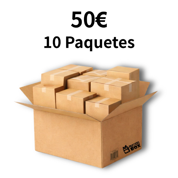 Caja Misteriosa de Devoluciones 50€ | 10 Paquetes Sorpresa Sellados