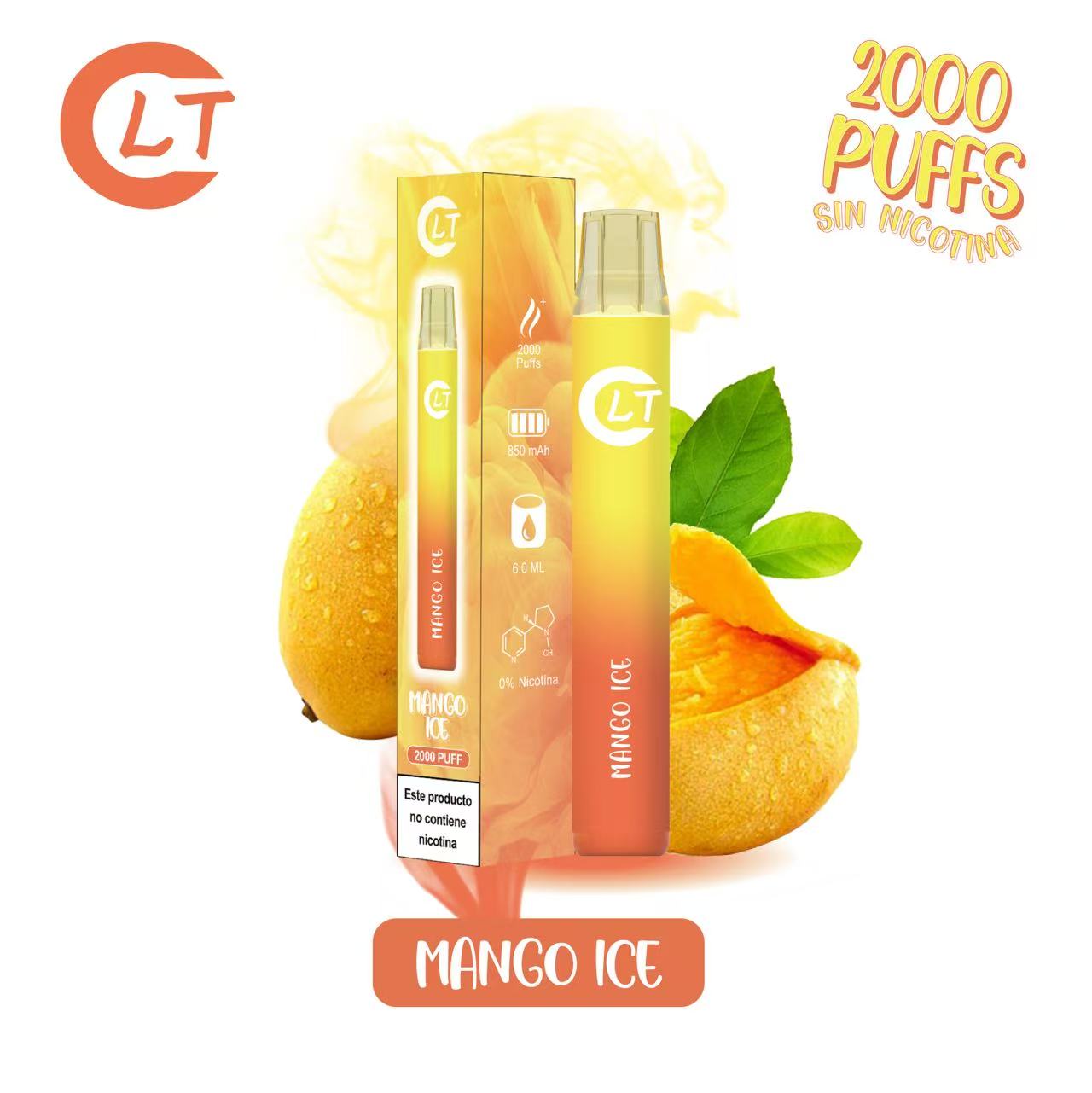 LT Vaper sin nincotina desechable de sabores 2000 caladas de puro sabor, disfruta de la mejor experiencia de vapeo con LT