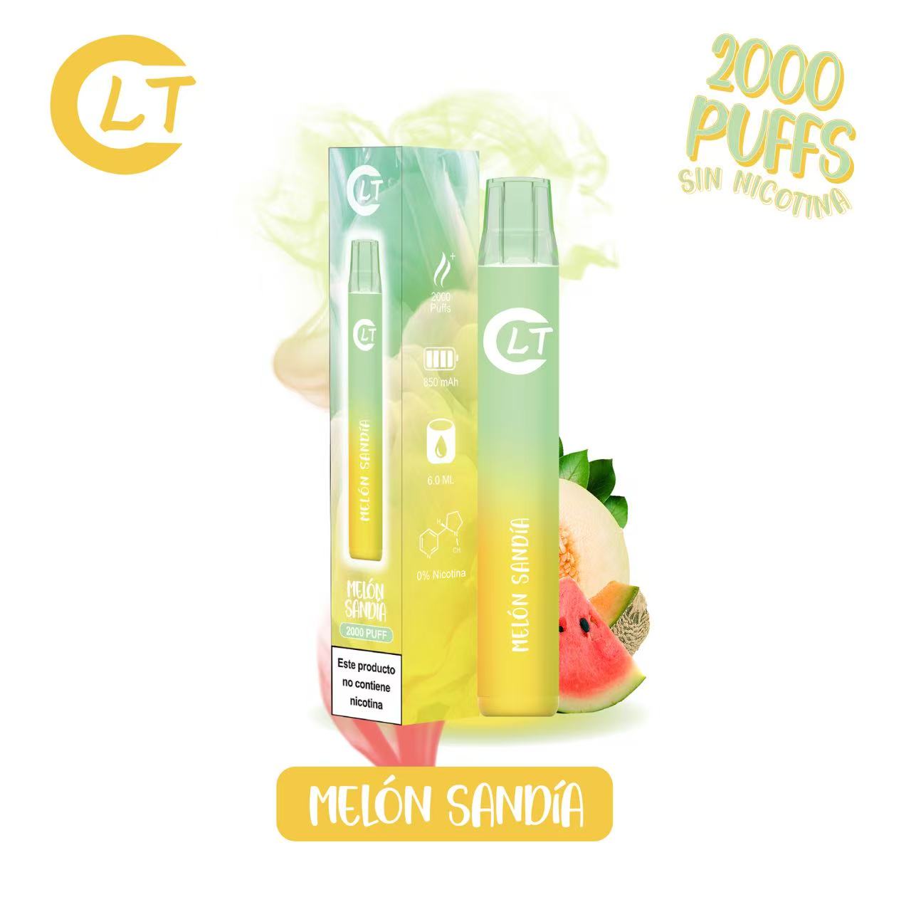 LT Vaper sin nincotina desechable de sabores 2000 caladas de puro sabor, disfruta de la mejor experiencia de vapeo con LT