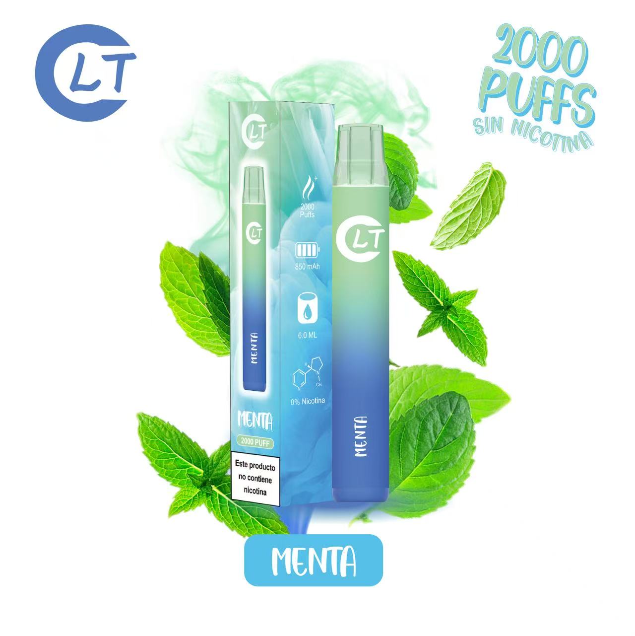 LT Vaper sin nincotina desechable de sabores 2000 caladas de puro sabor, disfruta de la mejor experiencia de vapeo con LT Imagen principal del producto