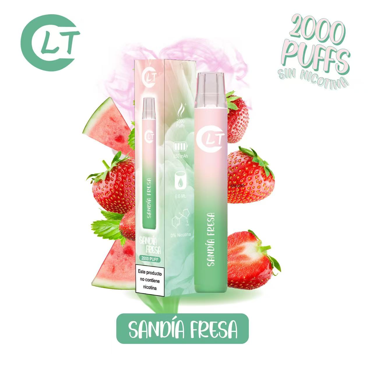 LT Vaper sin nincotina desechable de sabores 2000 caladas de puro sabor, disfruta de la mejor experiencia de vapeo con LT