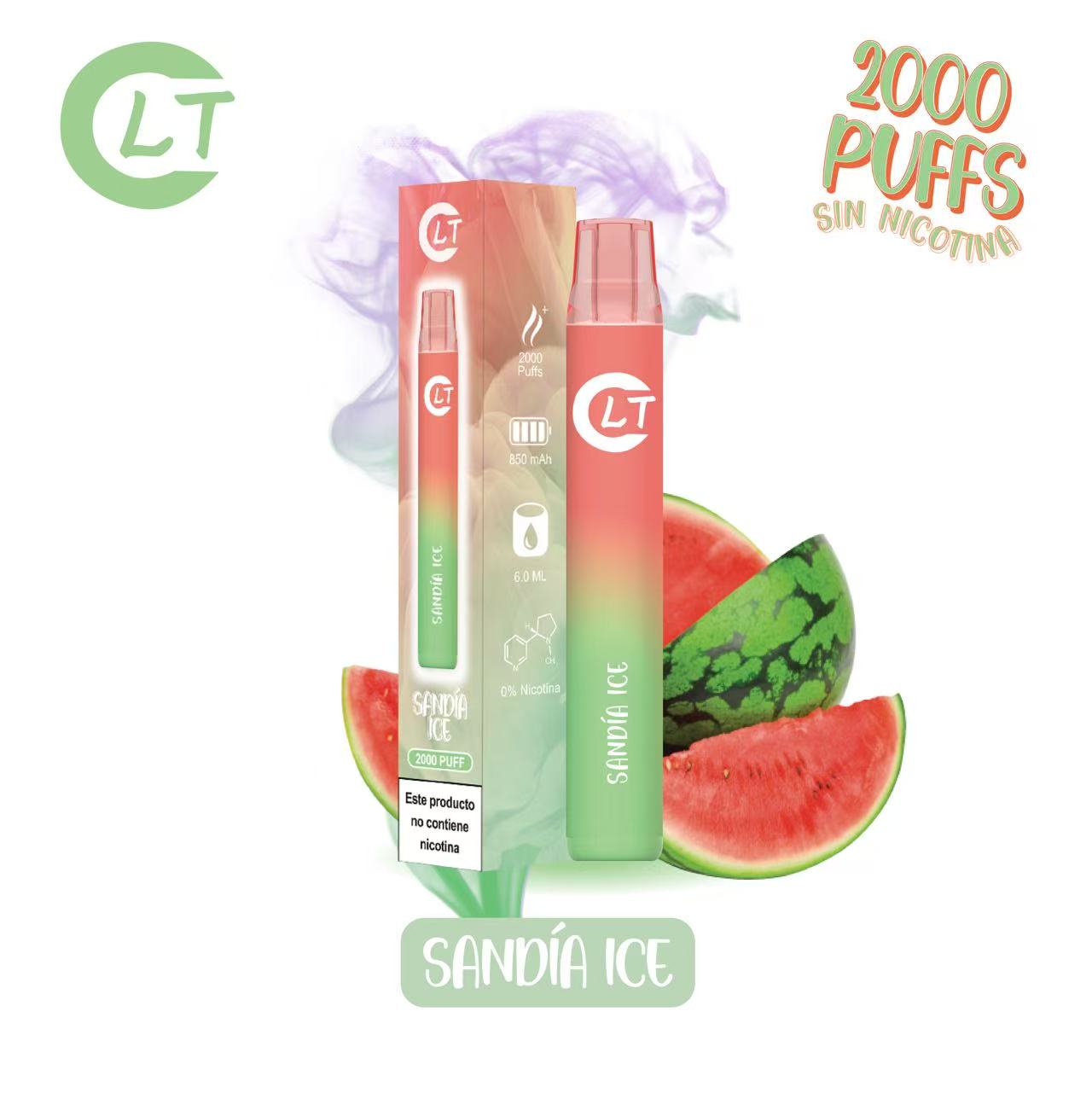 LT Vaper sin nincotina desechable de sabores 2000 caladas de puro sabor, disfruta de la mejor experiencia de vapeo con LT