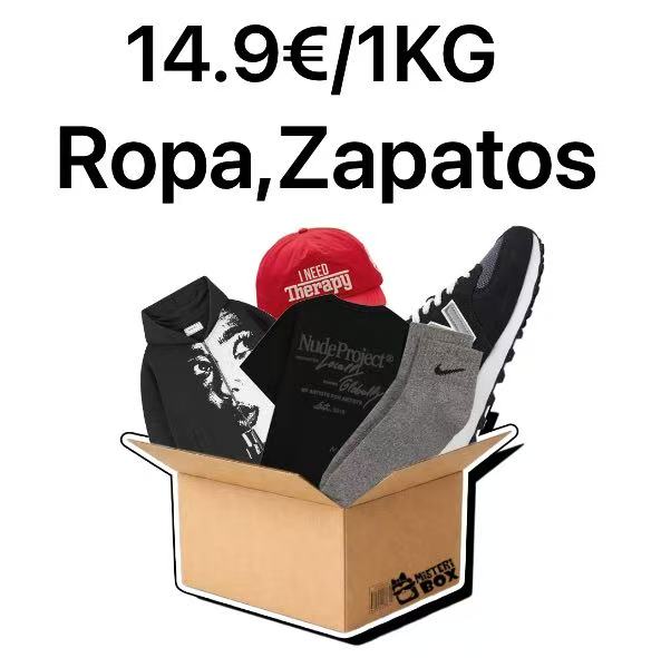 Caja Misteriosa Paquete Sorpresa 14,9€/1KG Paquetes Devoluciones De Pedidos por Correo En Lotes, Productos de Textil, ropa, zapatos