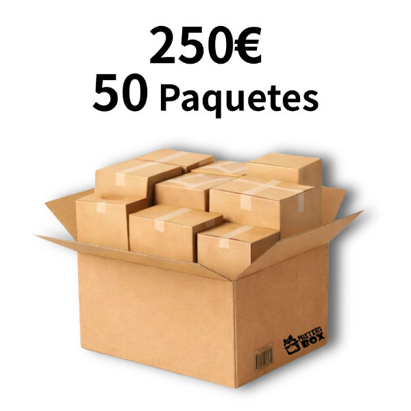 Caja Misteriosa de Devoluciones 250€ | 50 Paquetes Sorpresa Sellados Imagen principal del producto