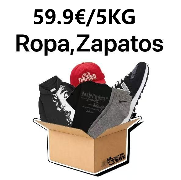 Caja Misteriosa Paquete Sorpresa 59.9€/5KG Paquetes Devoluciones De Pedidos por Correo En Lotes, Productos de Textil, ropa, zapatos Imagen principal del producto
