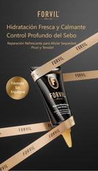 Forvil Tratamiento Capilar Profesional – Reparación, Hidratación y Cuidado del Cuero Cabelludo (Aceite, Serum, Mascarilla y Champú)